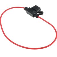 Zekering houder waterdicht voor zekering 32V max. mes mini met draad 18AWG 0.8mm2 max 9A